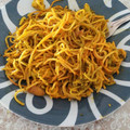 El cooksnap de Sara M E cuando hizo Penne con brócoli en salsa de cúrcuma.