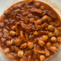El cooksnap de hrcelectronicboy cuando hizo Garbanzos con calamares (o pota) con tomate.