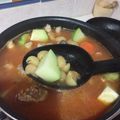 El cooksnap de Nalleli CG cuando hizo Sopa Aguada.