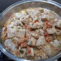 El cooksnap de patty gutierrez cuando hizo Barracuda con verduras y zumo de coco.