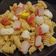 El cooksnap de Anna Bella alias Moni Argento cuando hizo Kanikama en ensalada de fideos multicolores.