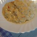 Erika Szegedy Cooksnap-ja, amikor elkészítette a(z) Glutén és tejmentes magyaros csirke ragu tésztával receptet.
