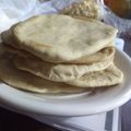 El cooksnap de Anahi Nomás cuando hizo Pan De Pita Sin Levadura.