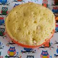 El cooksnap de cobocristina cuando hizo Torta en taza con chips, con microondas.