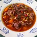 El cooksnap de abejita zumbona cuando hizo Ternera a la jardinera.