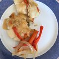 El cooksnap de Mar cuando hizo Bacalao fresco guisado con guisantes caramelizados.