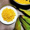 Cooksnap Dapur Yusfarisyia semasa beliau membuat Jagung Cawan Lemak Manis.