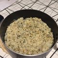 El cooksnap de gabirau cuando hizo Risotto de arroz al vino blanco.