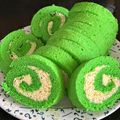 Cooksnap dari La Reina untuk resep Bolu Gulung Pandan 3 telur dijamin Lembut