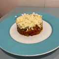 El cooksnap de Ana Muñoz cuando hizo Huevos revueltos con fritada de pimientos y jamón.