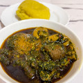 Brenda Njemanze's cooksnap of when they made Afang soup.