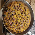 El cooksnap de Antonio Nuñez Auñon cuando hizo Paella de pato, setas y foie.