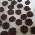 Cooksnap dari Danti untuk resep Dark Choco Cookies (no mixer, no bake)