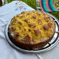 El cooksnap de Alicia Yunis cuando hizo Torta matera con crema pastelera (toque de naranja).