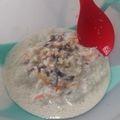 Cooksnap dari Afik untuk resep MPASI 10 bulan anti GTM - Cream Soup Ati Ayam