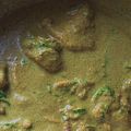 Cooksnap Nurul Kefftya semasa beliau membuat Rendang ayam kuning.