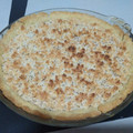 El cooksnap de Iris Peña cuando hizo Tarta de coco y dulce de leche.