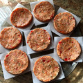 El cooksnap de Paquila74 cuando hizo Hamburguesa caseras de pollo_ pavo con verduras 🍔.