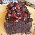El cooksnap de Noelia Coronel cuando hizo Budín de chocolate y lentejas🙋.