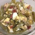 El cooksnap de Martíviri cuando hizo Judias verdes en ensalada.