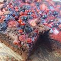 Krisztina Cooksnap-ja, amikor elkészítette a(z) Erdei gyümölcsös brownie receptet.