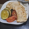 El cooksnap de Alba 🌻 cuando hizo Calabacín y pollo a la plancha.