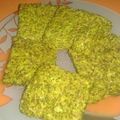 El cooksnap de Mery cuando hizo Crackers de semillas y avena.
