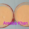 Areeba Khan's cooksnap of when they made Mango shake.