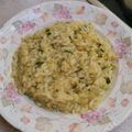 El cooksnap de Alicia Carrillo cuando hizo Risotto de calabacín.