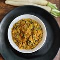 Rita Gajjar's cooksnap of when they made મૂળા ની ભાજી નું લોટ વાળું શાક.
