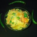 @shipra verma का कुकस्नैप जब उन्होंने बैंगन,टमाटर और आलू का चोखा बनाया था।