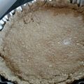 El cooksnap de Alejandra Condoluci cuando hizo Masa integral para tarta salada.