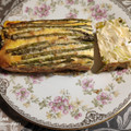 El cooksnap de Ester cuando hizo Tortilla de verduras y espárragos verdes al horno.