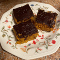El cooksnap de carmen cuando hizo Bizcocho de zanahoria 🥕con nueces y cobertura de chocolate 🍫 / en batidora, súper fácil y saludable.