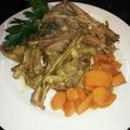 El cooksnap de Zaida TC @alquimiasfood cuando hizo Cabrito en salsa de cebolla roja y ras el hanout.