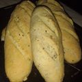 El cooksnap de Maria Maciel cuando hizo Flautitas Caseras, Pan Fácil.