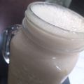 Naureen Khan Lodhi's cooksnap of when they made Banana oats shake.
