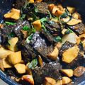 Olivia Lin 的 三杯米血杏鮑菇 cooksnap