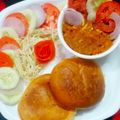 Neelam Chopra's cooksnap of when they made Butter Pav Bhaji.