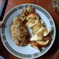 El cooksnap de Ema cuando hizo Pancakes de banana, avena y coco. (Sin huevo, ni aceite ni azuc).
