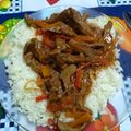 El cooksnap de Jorgelina cuando hizo Arroz con ternerita.