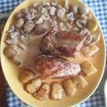 El cooksnap de Quico cuando hizo Solomillo con champiñones y castañas.
