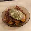El cooksnap de Eduardo Agudo Alba cuando hizo Huevos rotos con jamón, saludables.