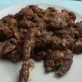 El cooksnap de Nieves Camero cuando hizo Conejo con salsa de almendras.