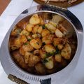 El cooksnap de Catalina Borrini cuando hizo Papas mexicanas.