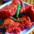Jyoti Gupta का कुकस्नैप जब उन्होंने सूजी बेसन बीटरूट ढोकला (suji besan beetroot dhokla recipe in Hindi) बनाया था।