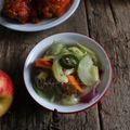 Cooksnap Nur Nadiah semasa beliau membuat Acar timun.