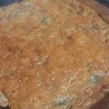 El cooksnap de Silvana cuando hizo Fainá de zapallitos revueltos.
