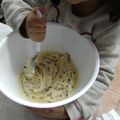 El cooksnap de Lucila Lopez Modernel cuando hizo Galletas con chispas de chocolate!.