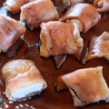 El cooksnap de Julieta Luján cuando hizo Roll de salmón ahumado para picoteo.